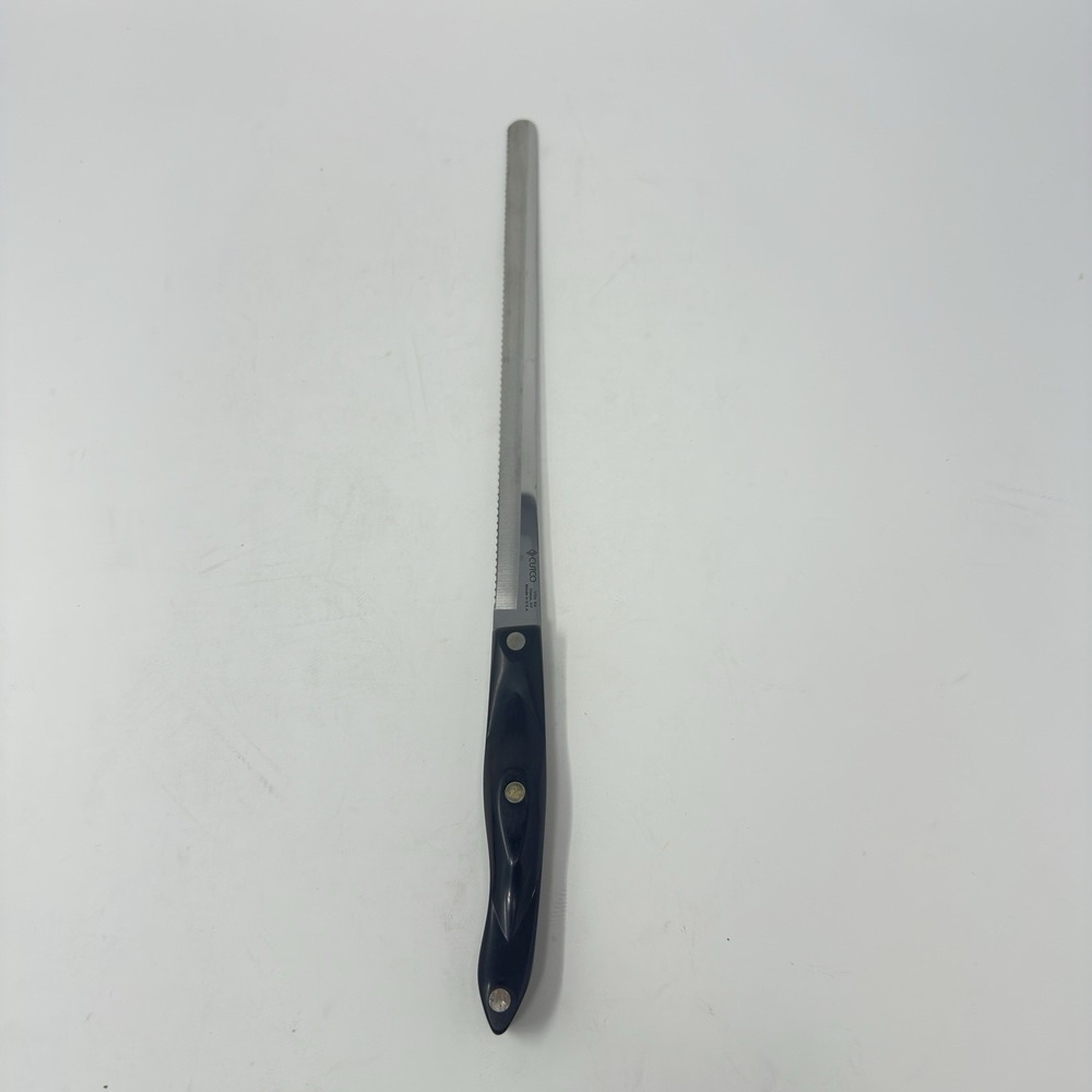 Cutco 1724 KA Slicer Knife Bread Knife 9.75" Classic Brown Handle USA
